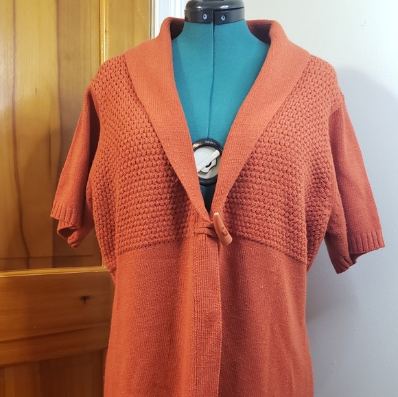 Coco + Capers Knee Length Cardigan Sweater - Picture 1 of 11